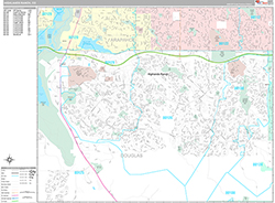 Highlands Ranch Wall Map Premium Style 2026